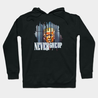 TRUMP  NEVER GIVE UP Hoodie